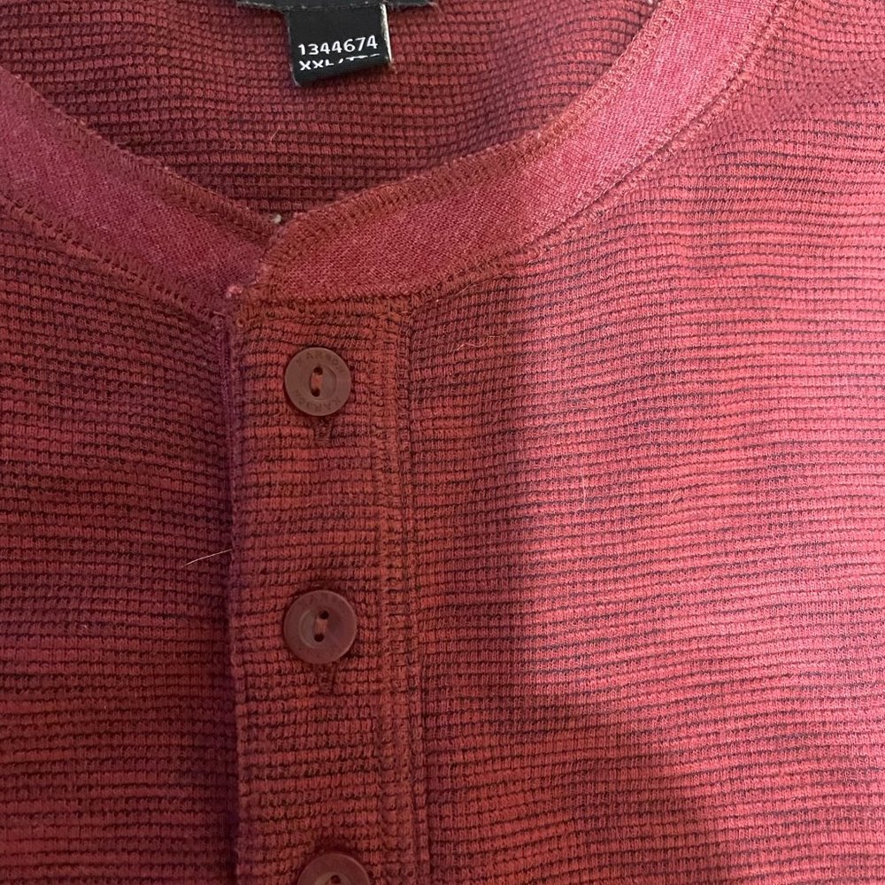 Karbon plum long sleeve Henley